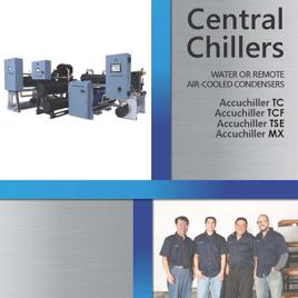 Central chillers 10 to 800 ton
