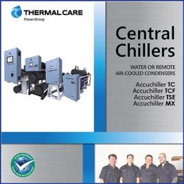 Central chillers 10 to 800 ton