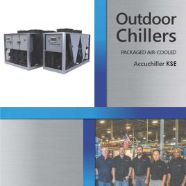 KSE outdoor packaged chiller 40 to 120 ton
