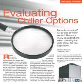 Evaluating chiller options